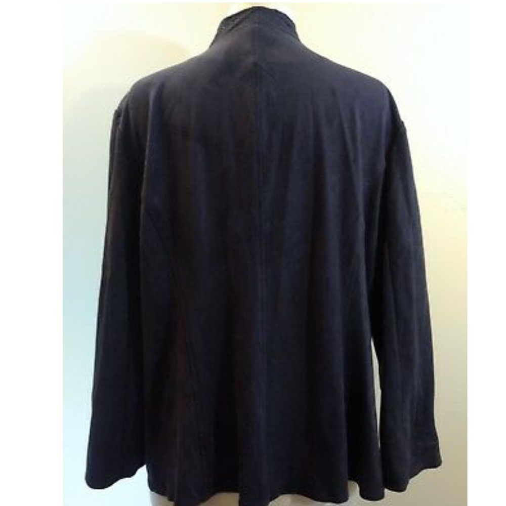 Chico’s Suede Blazer NEW CONDITION ORIGINAL PRICE $159.00 - Picture 4 of 7